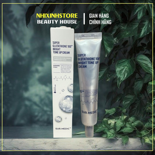Kem Dưỡng Trắng Da Sur Medic Super Glutathione 100 Bright Tone Up Cream