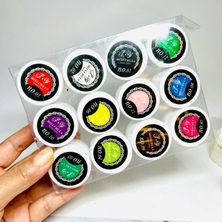 Sét gel vẽ 12 màu làm móng gel vẽ móng 12 màu