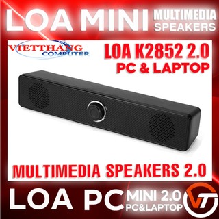 Loa Máy Tính 2.0 Âm Thanh Hifi Stereo Multimedia Speakers Cấp nguồn chân USB
