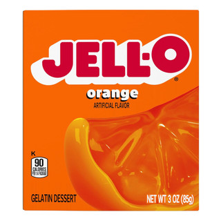 Bột rau câu - gelatin vị cam jell-o orange gelatin dessert mix, 85g