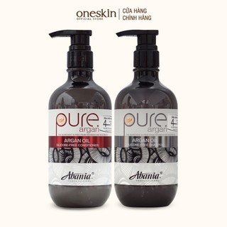 Dầu gội xả phục hồi trẻ hóa tóc Abania Pure Argan 500ml siêu mềm mượt