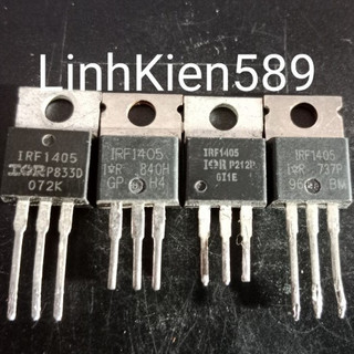 Mosfet irf1405 kênh n 169a 55v to-220 tháo máy