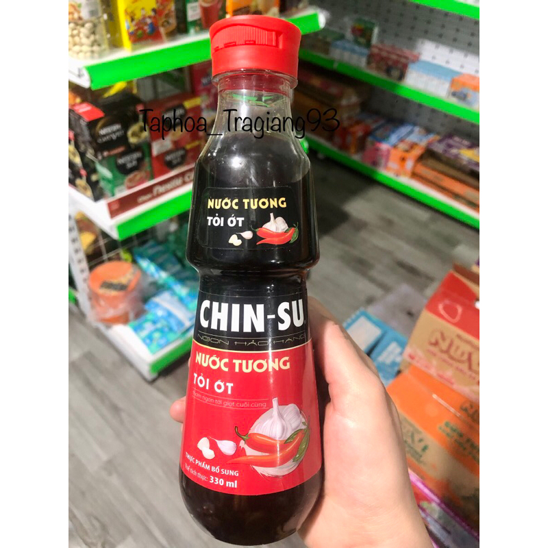 Nước Tương Chin-Su Tỏi Ớt 330ml