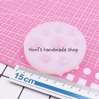 Khuôn Silicone Bán Cầu Tròn 9 Cỡ Nặn Đất Sét Mô Hình Đổ Epoxy Resin Uv