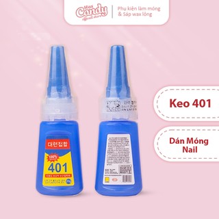 Keo dán móng tay giả chuyên dụng kèm vòi dài nhả keo 401
