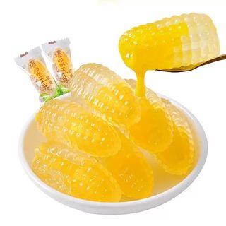 500G Kẹo Ngô dẻo trong suốt nhân chảy Coowy Đài Loan - Kẹo Bắp dẻo
