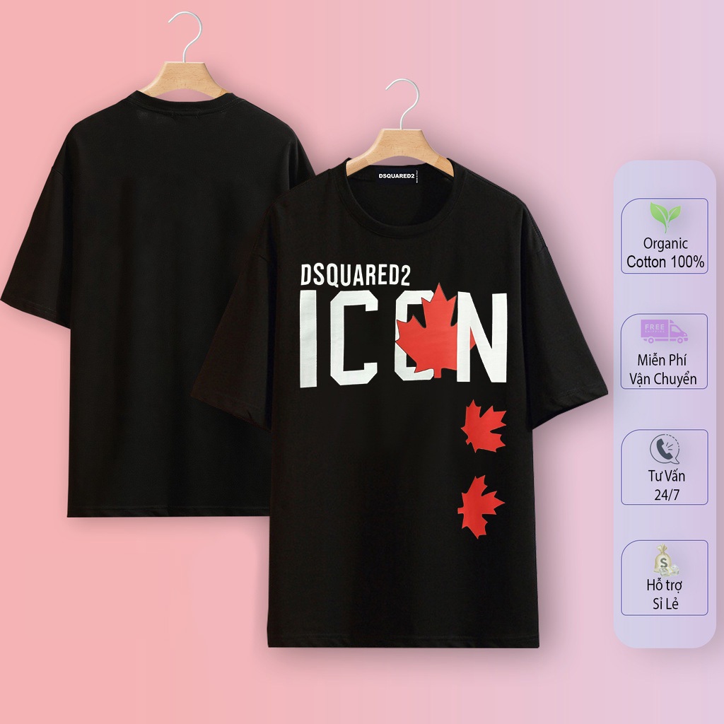 🔥Hot🔥Áo thun DSQUARED2 icon là đỏ thiết kế hot trend cặp đôi Nam nữ New 2023