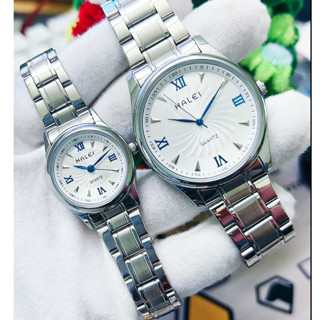 Đồng Hồ Nam Nữ Halei 486 Dây Kim Loại Chính Hãng Cao Cấp chống nước tuyệt đối