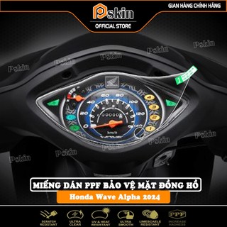 Miếng Dán PPF Mặt Đồng Hồ Xe Honda Wave Alpha 2024 Chống Trầy Xước Kèm Dụng Cụ Dán Tại Nhà