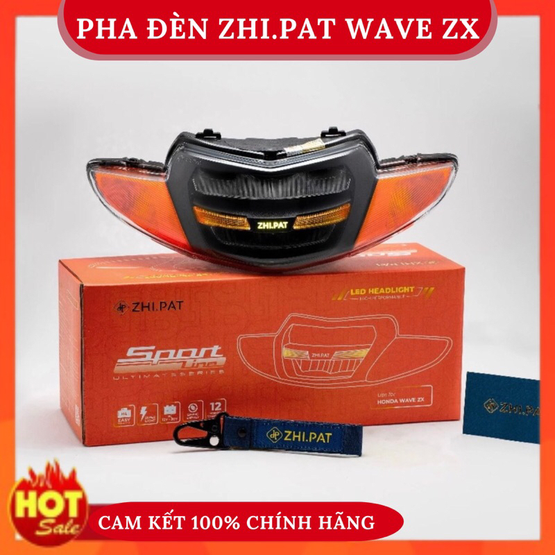 [Zhi.Pat Chính Hãng] Đèn Pha LED xe Honda Wave ZX & Wave Alpha 2003 ( Wave nhỏ ) * Hàng chính hãng |