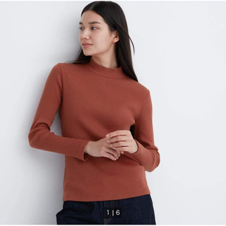 Áo len thun tăm cổ 3 phân Uni.qlo