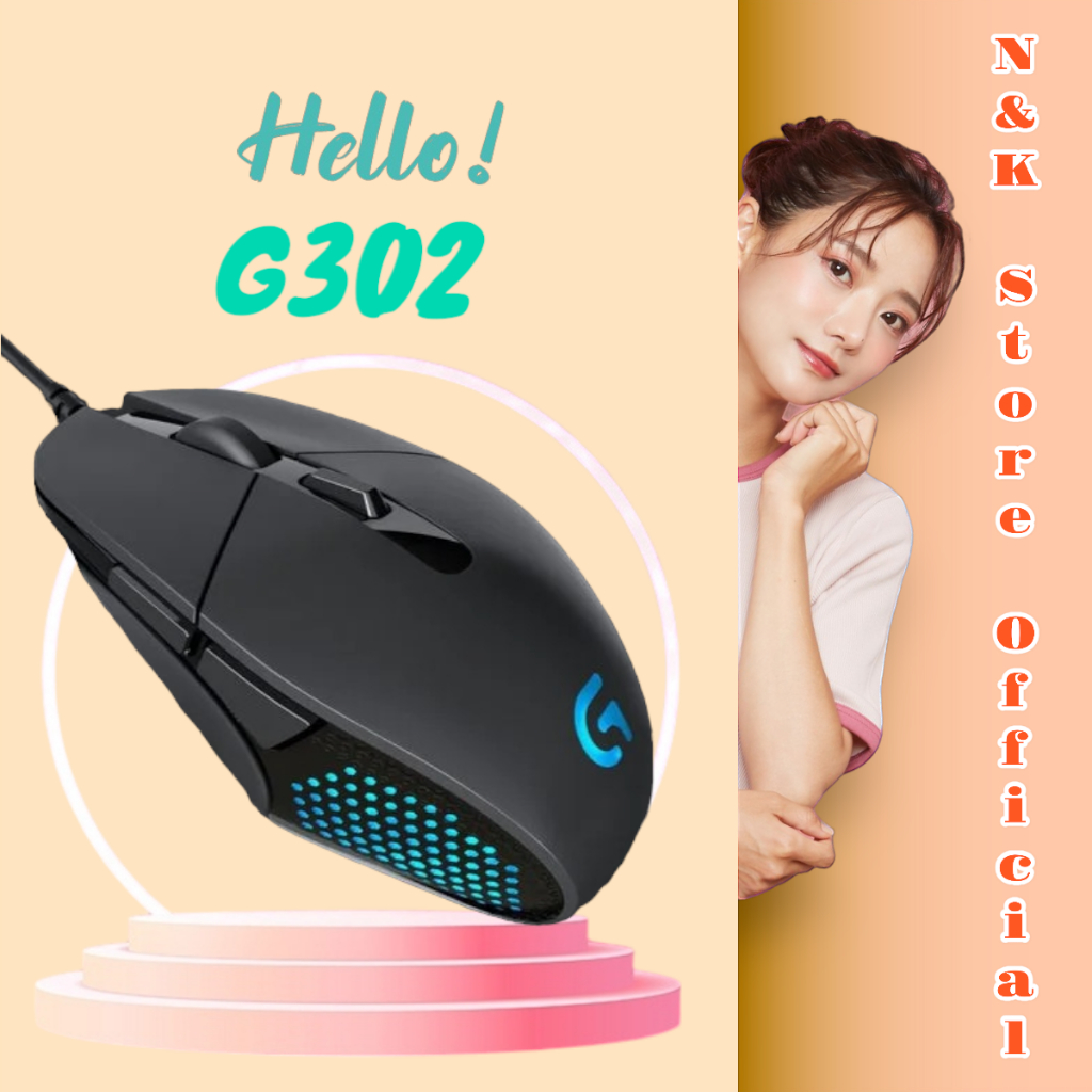 Chuột Chơi Game Có Dây Tốc Độ Cao Logitech G302 4000DPI 24H | BigBuy360 - bigbuy360.vn