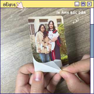In ảnh theo yêu cầu decal dán in ảnh bóc dán dán tường trang trí sổ scrapbook