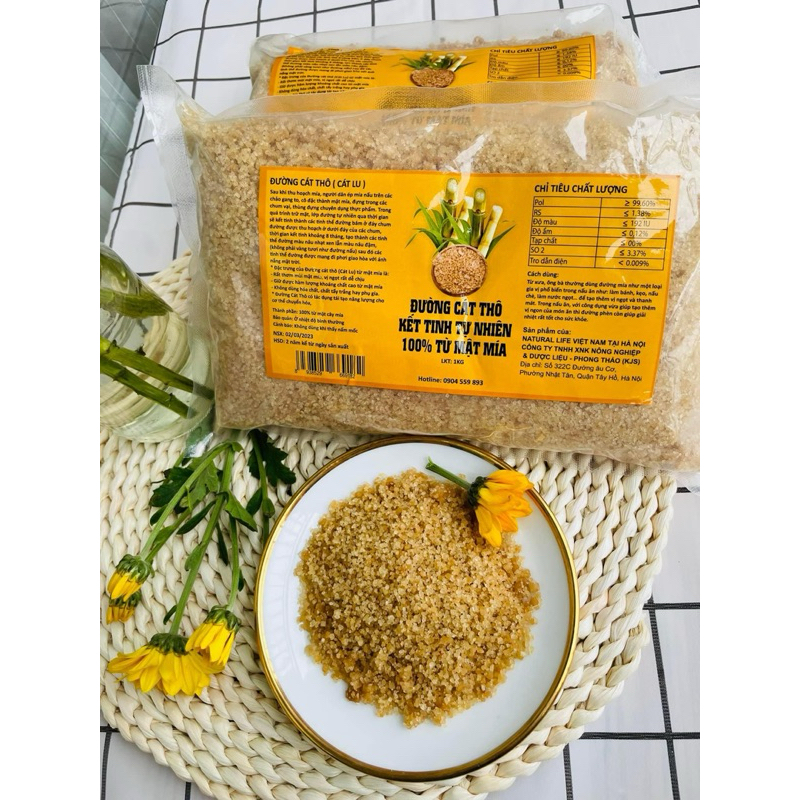 Đường Mía Thô, Đường Mía Hà Thủ Ô Cửu Chưng Cửu Sái Túi 1kg