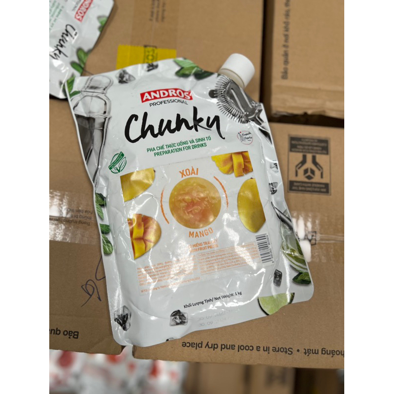 Mứt chunky xoài siêu ngon - Trái cây thật, tươi mới, đẹp mắt