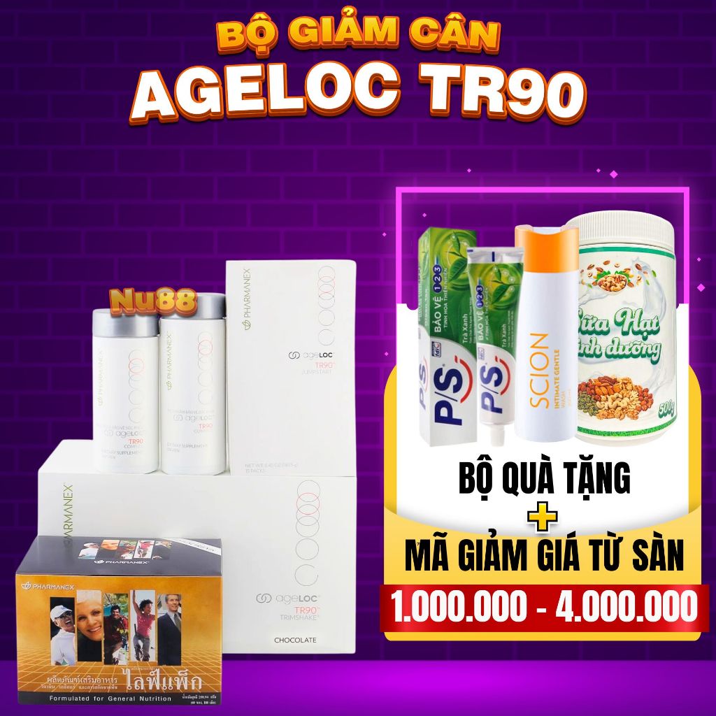 Bộ Giảm Cân AgeLOC TR90 Nuskin Chính Hãng