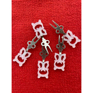 (giá sỉ) xiên hoa quả chào mào- chim khuyên nhựa trong suốt siêu bền Giang Jun-phụ kiện lồng chim