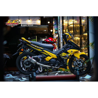 Dàn áo exciter 135 vàng đen tem lc v7