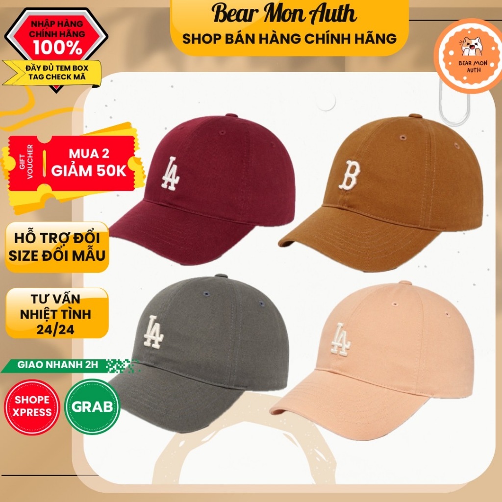 Mũ Lưỡi Trai MLB Rookie Unstructured Ball Cap Los Angeles Dodgers Chữ La Nhỏ 3Acp7701N