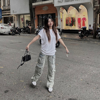 [Tặng Khăn Ảnh Cuối] Áo thun basic cotton co giãn ảnh thật tự chụp