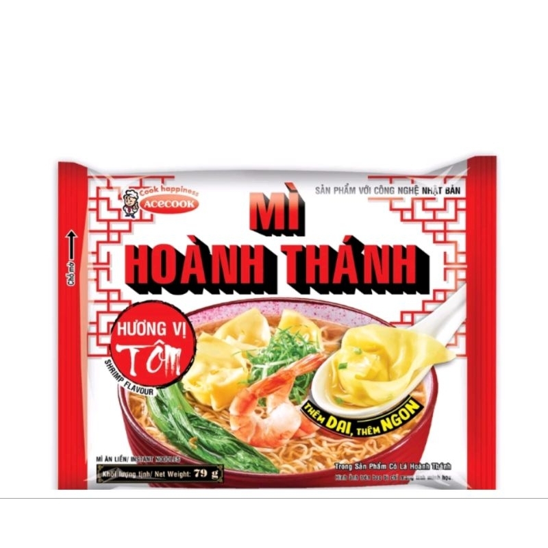 Combo 10 gói Mì Hoành Thánh gói 76g