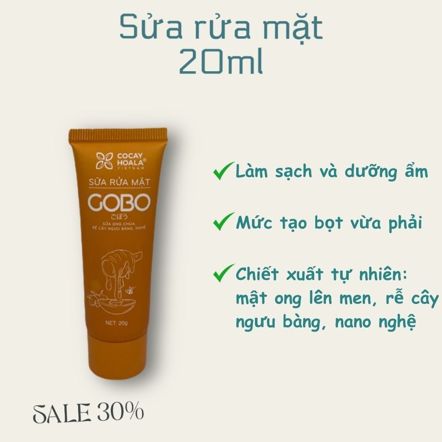 Set mini du lịch có dầu gội gừng sả, sữa tắm gừng nghệ, sửa rửa mặt, dung dịch vệ sinh Cỏ Cây Hoa Lá