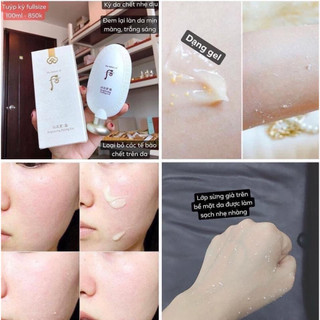 (Tách set no box) TẨY DA CHẾT WHOO ĐÔNG Y TRẮNG DA