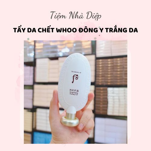 (Tách set no box) TẨY DA CHẾT WHOO ĐÔNG Y TRẮNG DA