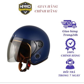 Mũ bảo hiểm hpro 3/4 kính nhám chính hãng,nhiều màu để lựa chọn 00965
