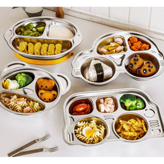 khay cơm an toàn cho bé inox 304