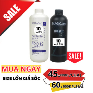 Oxy kem trợ nhuộm Tóc Kafen Magic art Soft giảm xót 1000ml