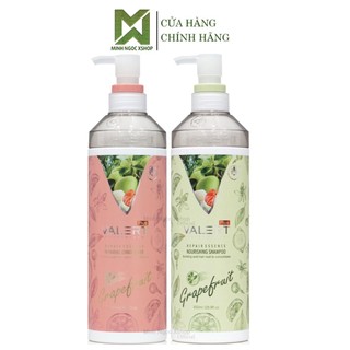Dầu gội xả bưởi Valert Grapefruit 850ML phục hồi, chống rụng kích mọc tóc