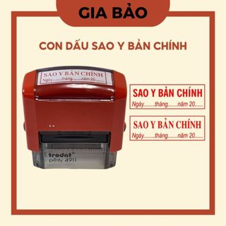 Con dấu sao y bản chính dstamp 214 nhập khẩu liền mực siêu nét