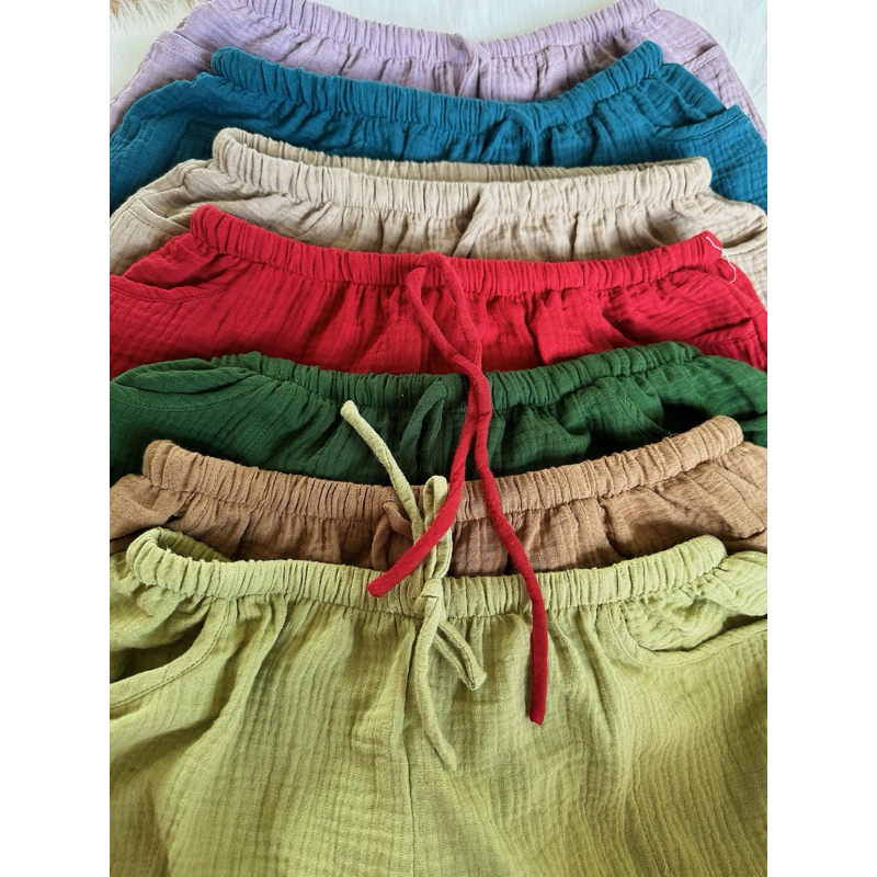 [Feliz.Clothes] Quần đùi chất xô muslin cực xinh