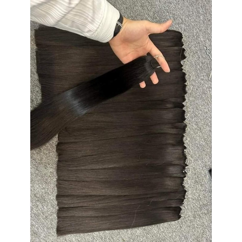 Tóc nối lông vũ 50cm (THANH LÝ)