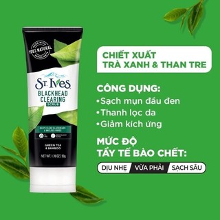 Sữa rửa mặt St ives trà xanh 50 gr