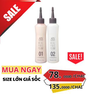 Thuốc Uốn Ats Xoăn Lạnh  Không mùi Real Free Perm 150ml