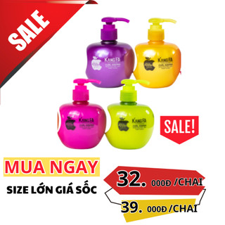 Gel - wax dưỡng và giữ nếp cho tóc xoăn kangfa 260ml quả Tím ,Xanh, Vàng , Hồng , korean hàn quốc