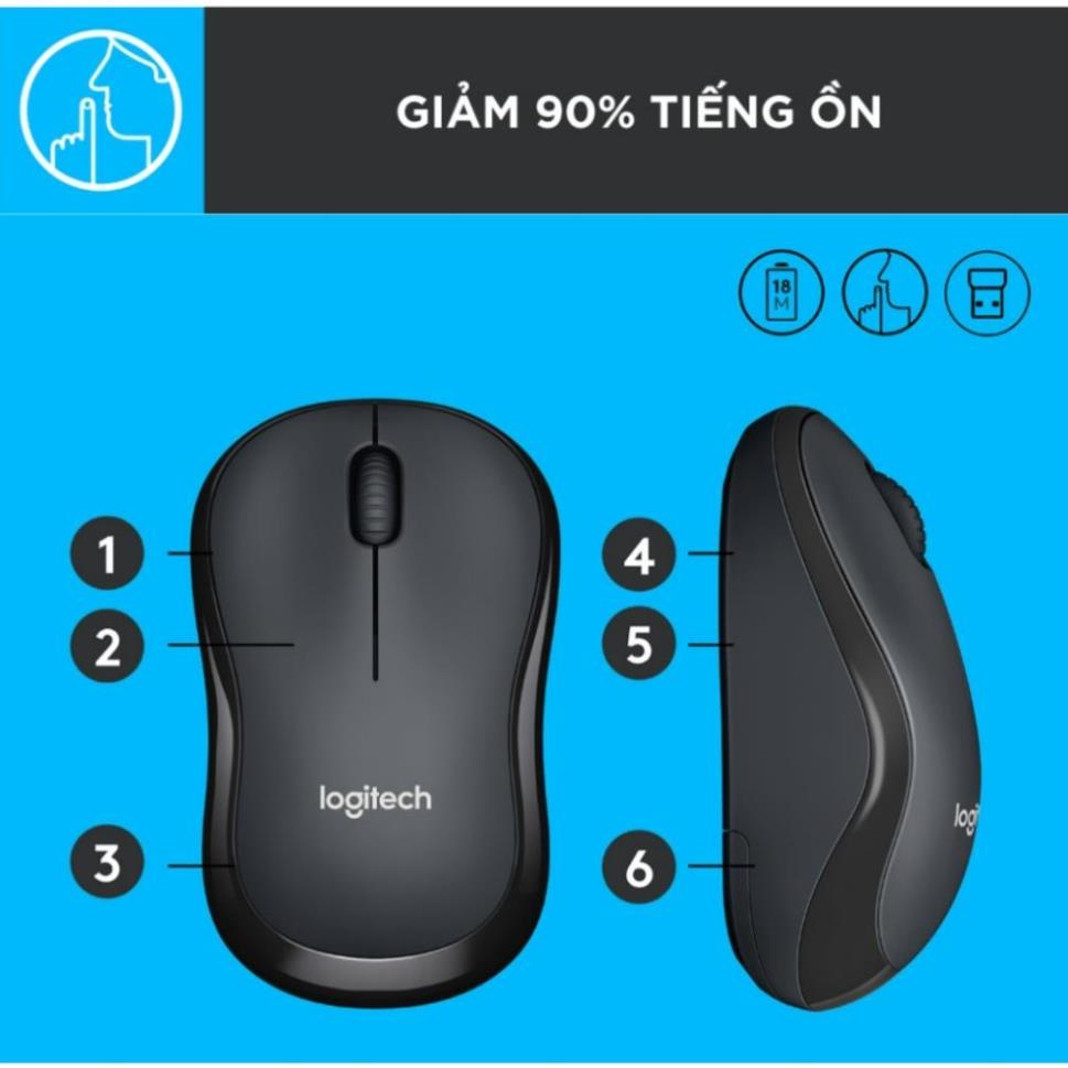 Chuột Không Dây Silient M220 Phiên Bản 2024 - Giảm Ôn, USB, Phù Hợp Cho PC/ Laptop - Gotech_Store_Official | Chuột M220 | BigBuy360 - bigbuy360.vn