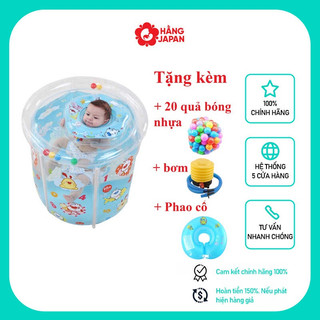 Bể bơi phao Dolphin cho bé tại nhà, giúp bé tập bơi, thư giãn, chất liệu cao su đặc bền, dễ gấp gọn