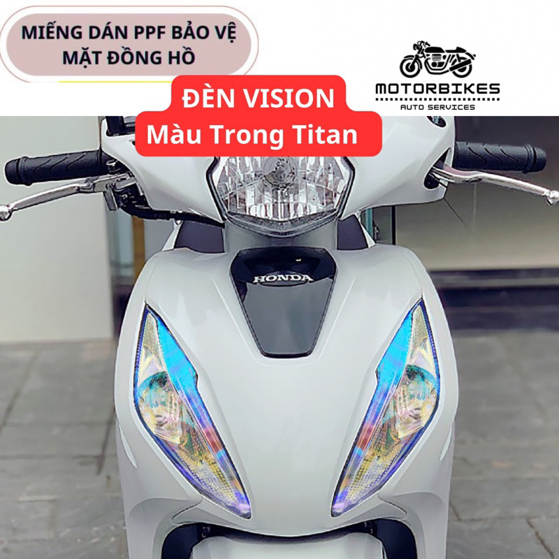 Miếng dán Film Decal VISION 2021 - 2024  đổi màu DEMI và XI NHAN  chống trầy xước , đổi màu đèn cho xe vision 2021- 2024