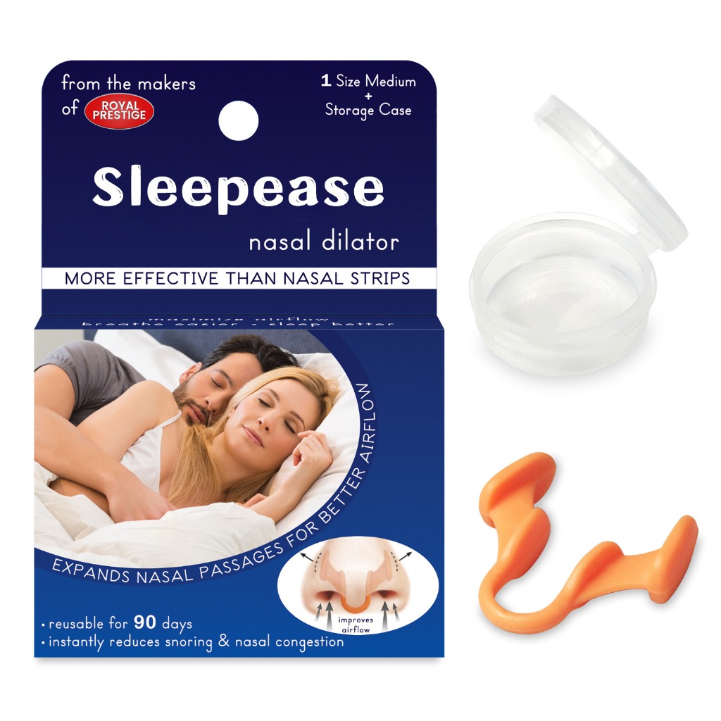 Vòng Chống Ngáy Ngủ Sleep Pease Nasal Dilator (Đeo Mũi Khi Ngủ)