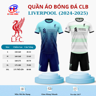 Quần áo bóng đá,đồ đá banh CLB LIVERPOOL 2024-2025 chuẩn thi đấu,thấm hút mồ hôi cực đẹp - sport hoàng phúc