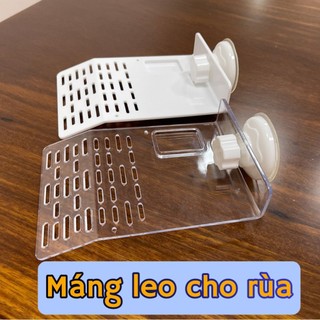 Bệ phơi nắng cho rùa - Máng đứng gắn thành bể cho rùa phơi nắng - Tấm nhựa cho rùa phơi nắng - Máng leo cho rùa