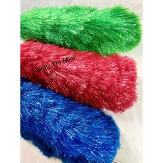 Chổi Cước Nilông Quét Bụi 1 Màu Đồng Dài 60cm - Loại Tốt, Cán Cước Móc Chắc Chắn