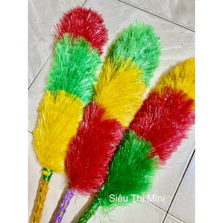 Chổi Cước Nilông Quét Bụi Đồng - Dài 35cm (s) / 58cm (M)