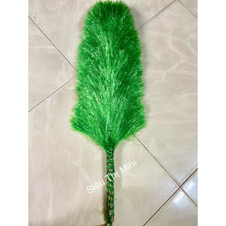 Chổi Cước Nilông Quét Bụi 1 Màu Đồng Dài 60cm - Loại Tốt, Cán Cước Móc Chắc Chắn