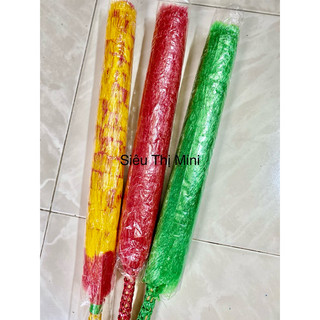 Chổi Cước Nilông Quét Bụi 1 Màu Đồng Dài 60cm - Loại Tốt, Cán Cước Móc Chắc Chắn