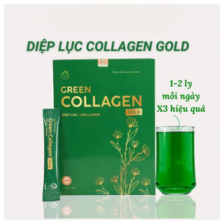 Diệp lục Collagen đẹp da bổ dung chất xơ