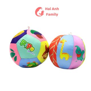 Đồ chơi Bóng Vải kèm lục lạc Pipo Animals